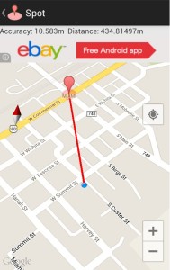 Navigate back to a saved location.