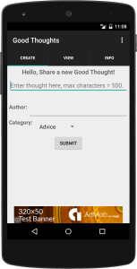 Create and share a good thought.