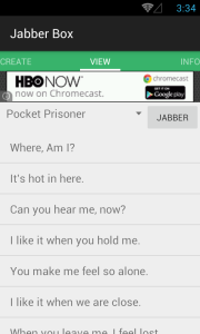 Jabber View Screen
